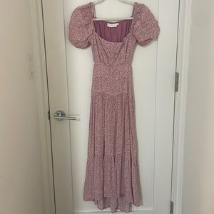 Pink dress w open back